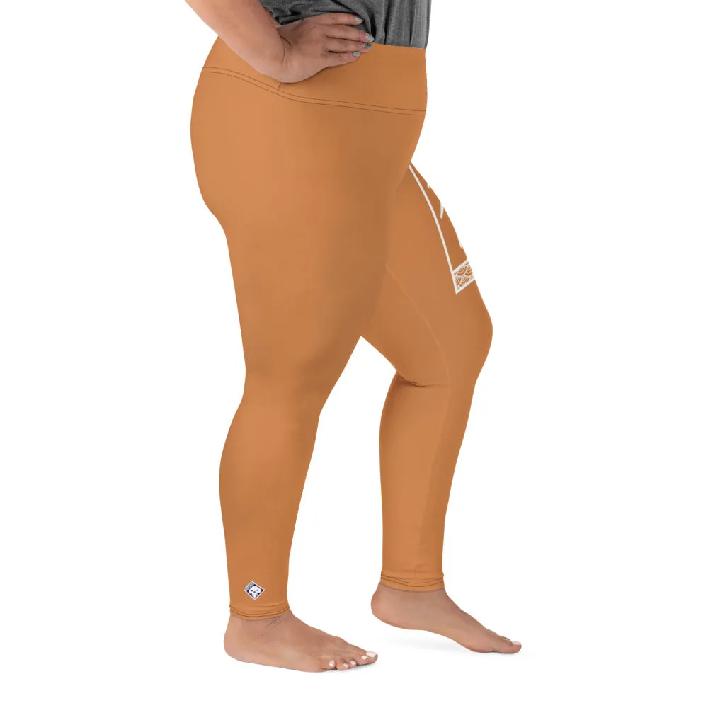 Women's Plus Size Yoga Pants Workout Leggings For Jiu Jitsu 007 - Raw Sienna