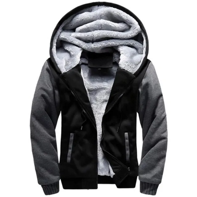 Xituodai NEW Men Hoodies  Autumn Fashion Tracksuit Sweatshirt Men's Winter Collar Cap Long Sleeves zipper Hoody Sports Sweatshir